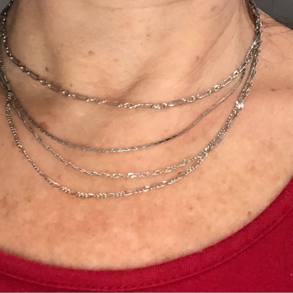 4 layer chain necklace
